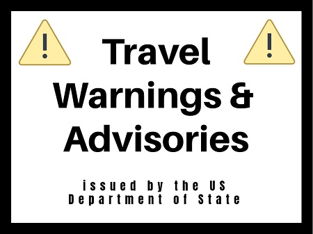 travel warnings and alerts