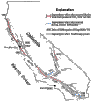 california faults map usgs