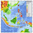 indonesia hazard map